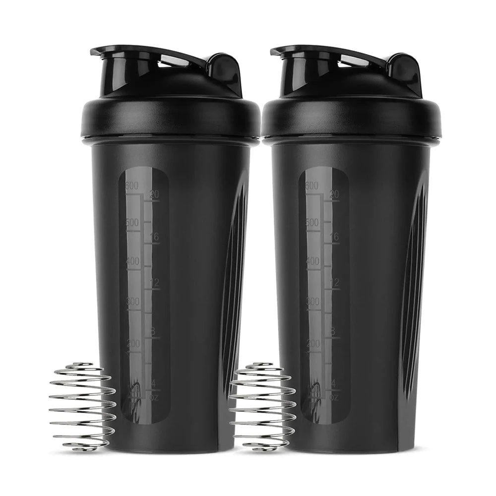 Premium 600ml Protein Shaker Bottle - 20oz Portable Fitness Solution for Athletes and Health Enthusiasts