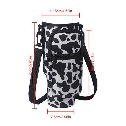 Neoprene Water Bottle Carrier Bag with Phone Pocket for Stanley 40oz Tumbler