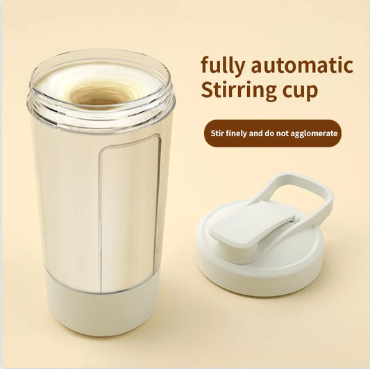 Self-Stirring Rechargeable Shaker Cup for Protein and Meal Replacement Drinks - Portable Mixing Solution